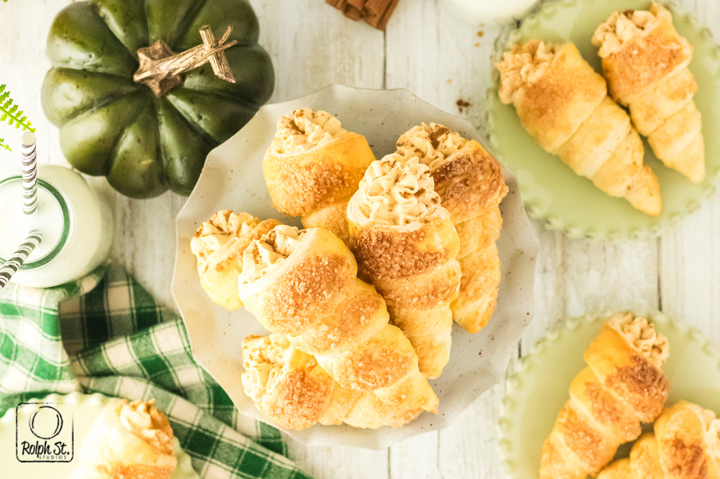 Exclusive Pumpkin Cream Horns