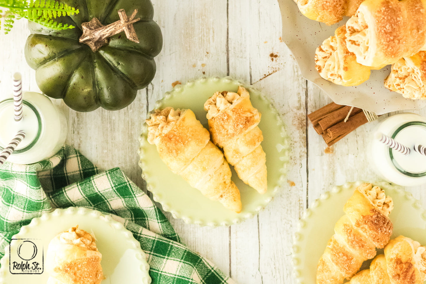Exclusive Pumpkin Cream Horns
