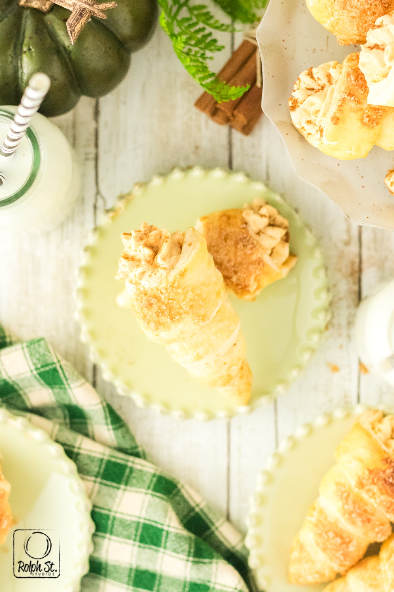 Exclusive Pumpkin Cream Horns