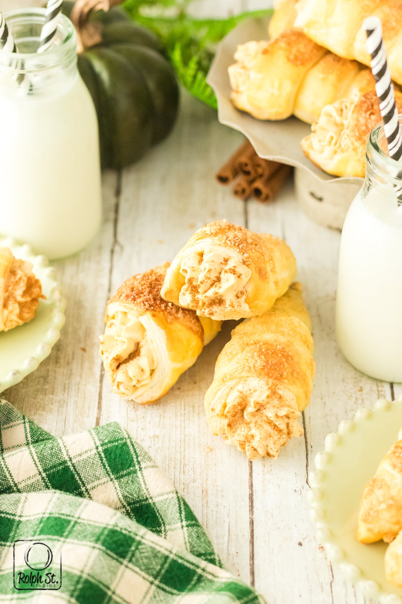 Exclusive Pumpkin Cream Horns