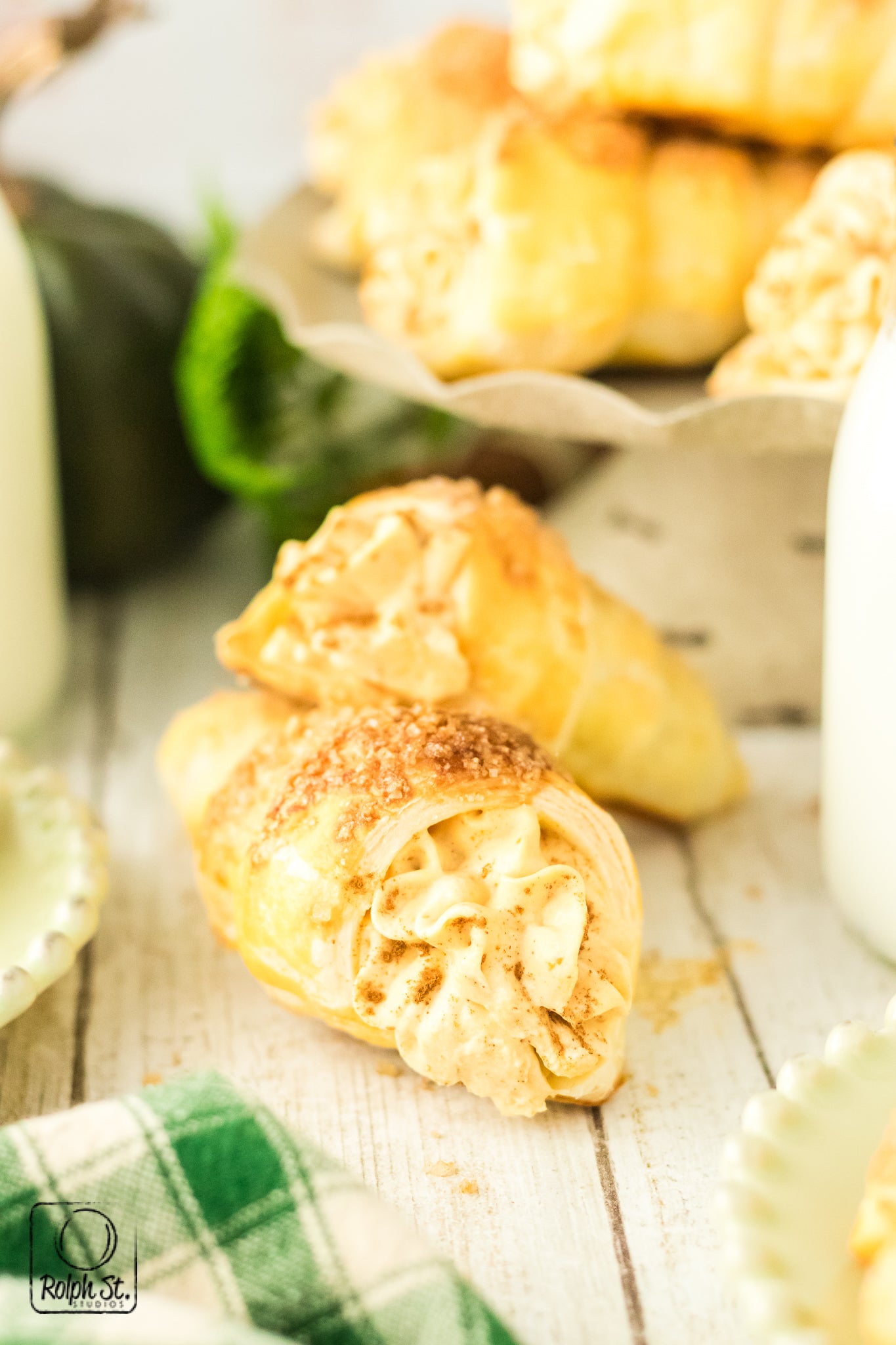 Exclusive Pumpkin Cream Horns