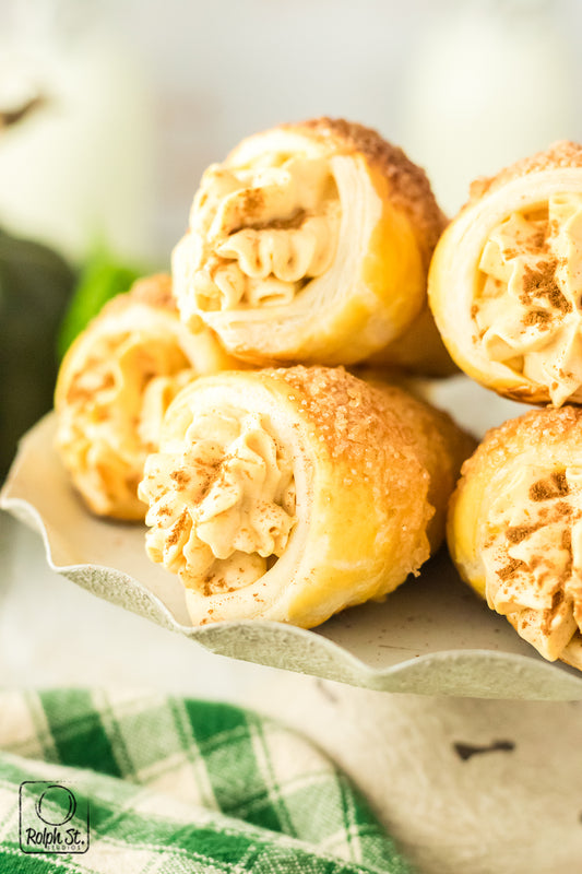 Exclusive Pumpkin Cream Horns