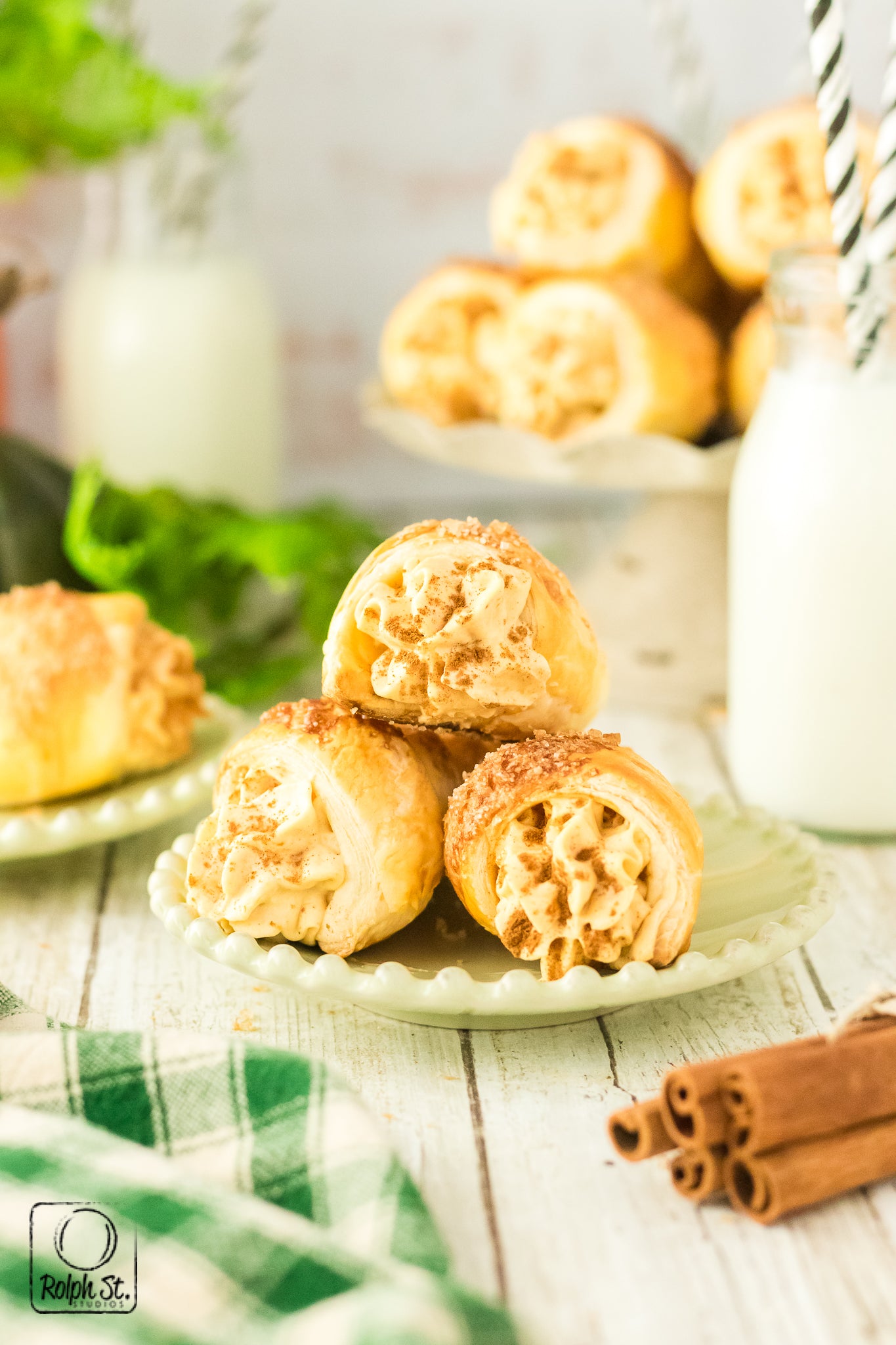 Exclusive Pumpkin Cream Horns