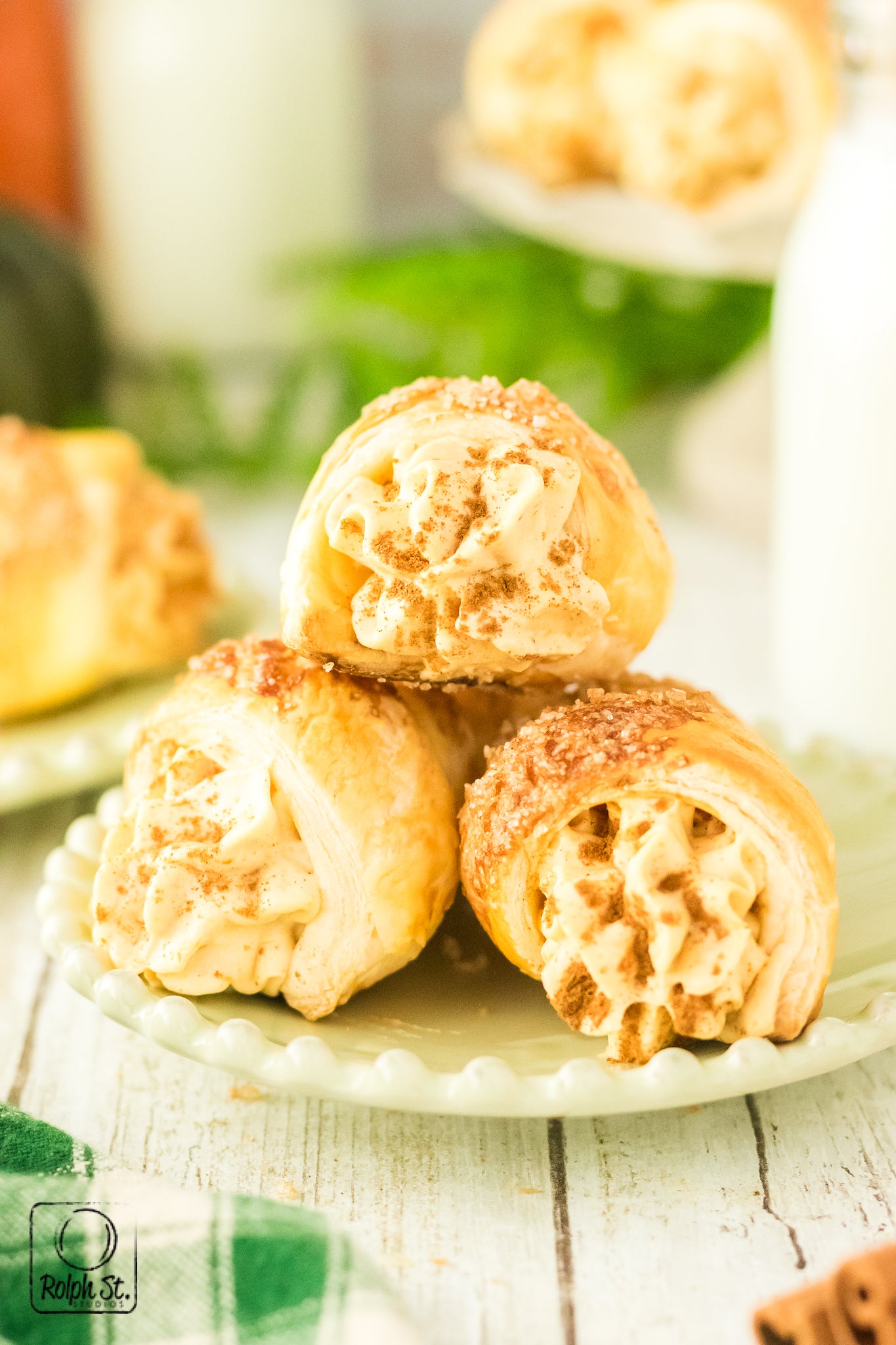 Exclusive Pumpkin Cream Horns