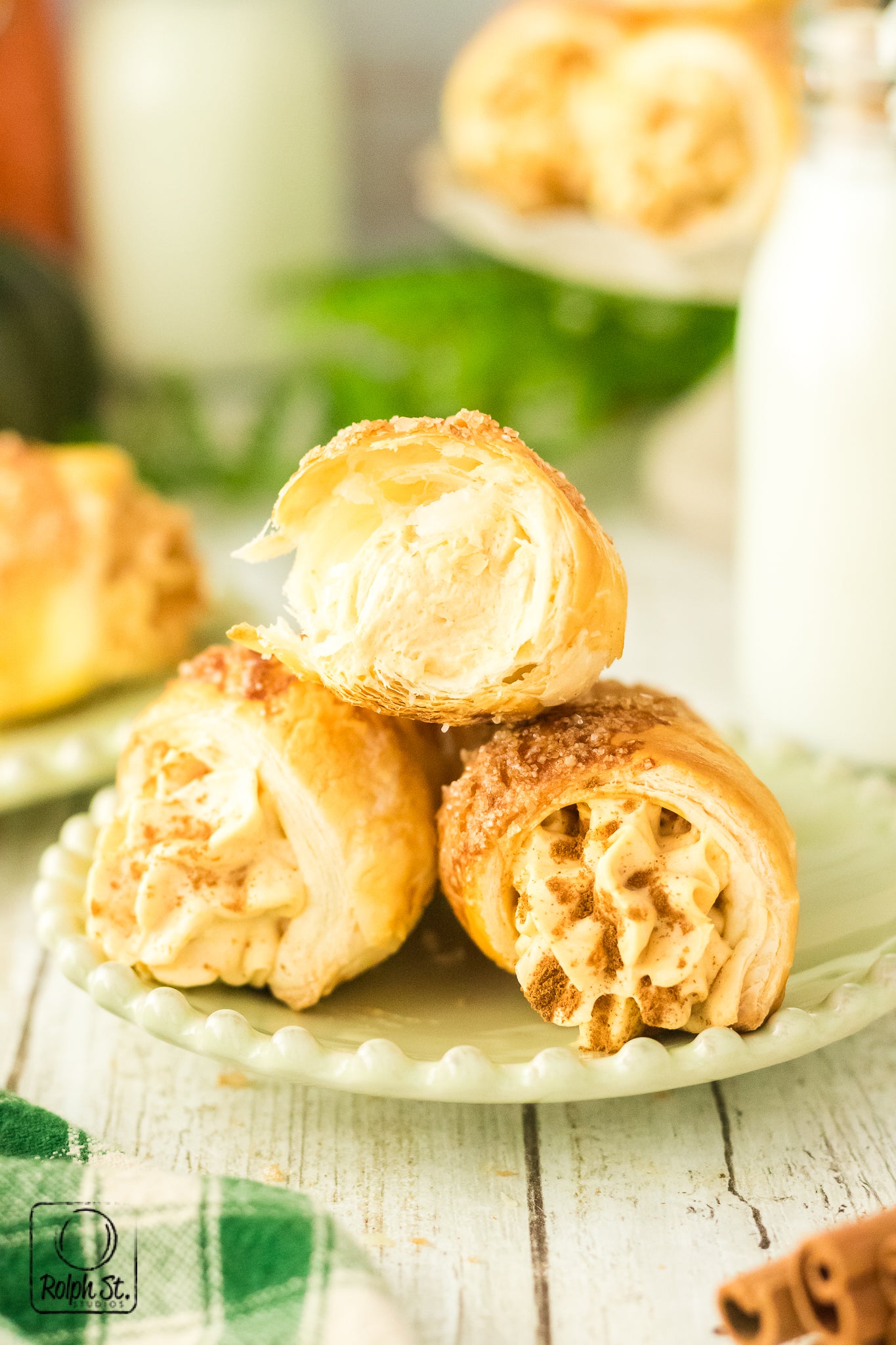 Exclusive Pumpkin Cream Horns