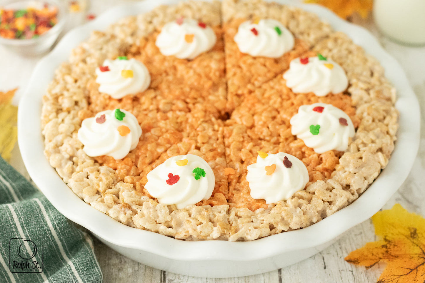 Exclusive Pumpkin Spice Rice Krispie Pie