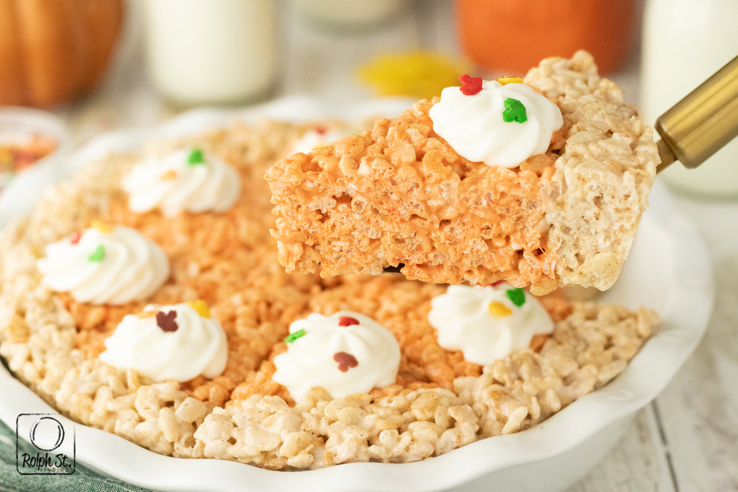 Exclusive Pumpkin Spice Rice Krispie Pie