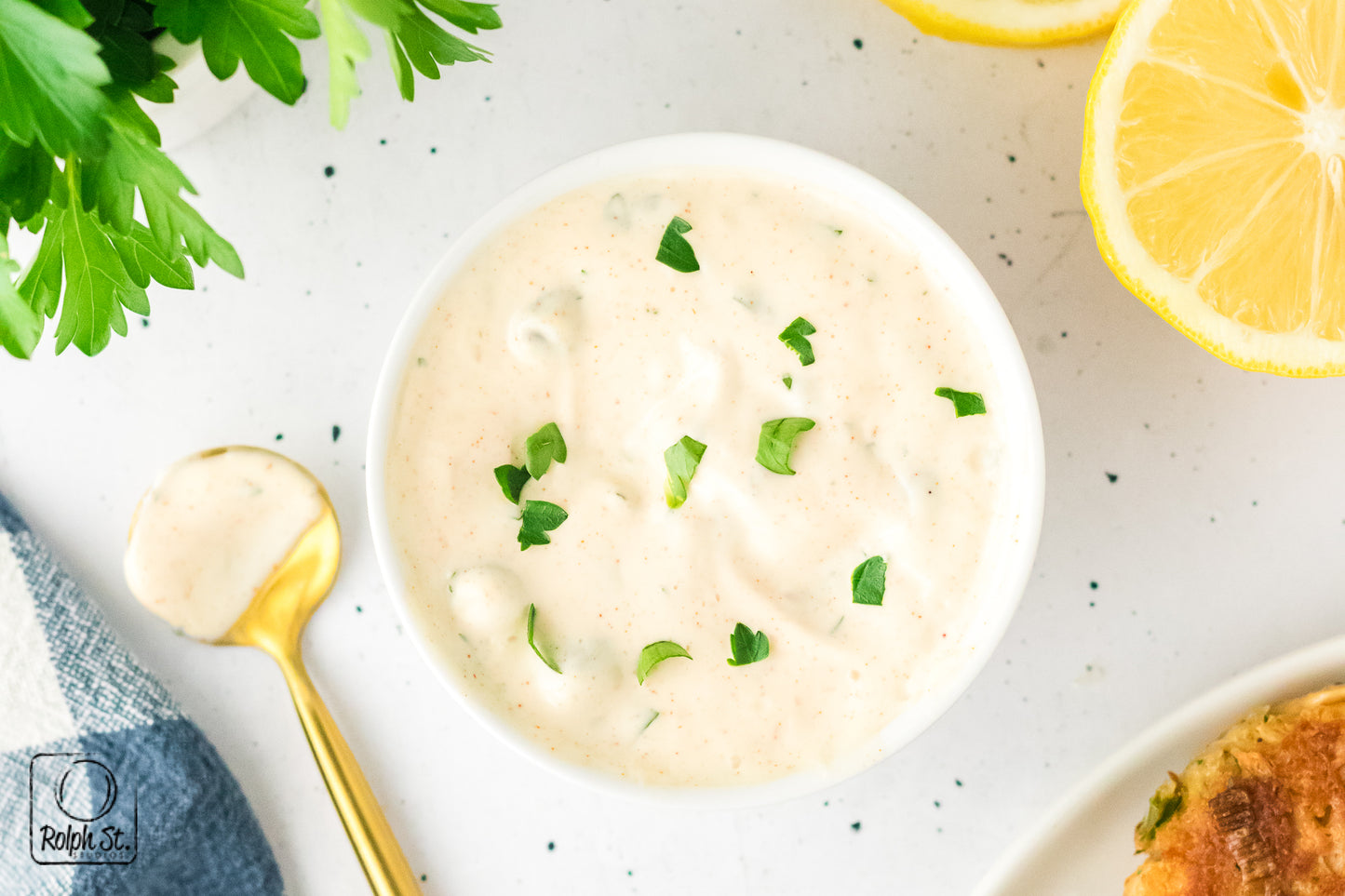 Exclusive Tuna Patties with Caper Dipping Sauce