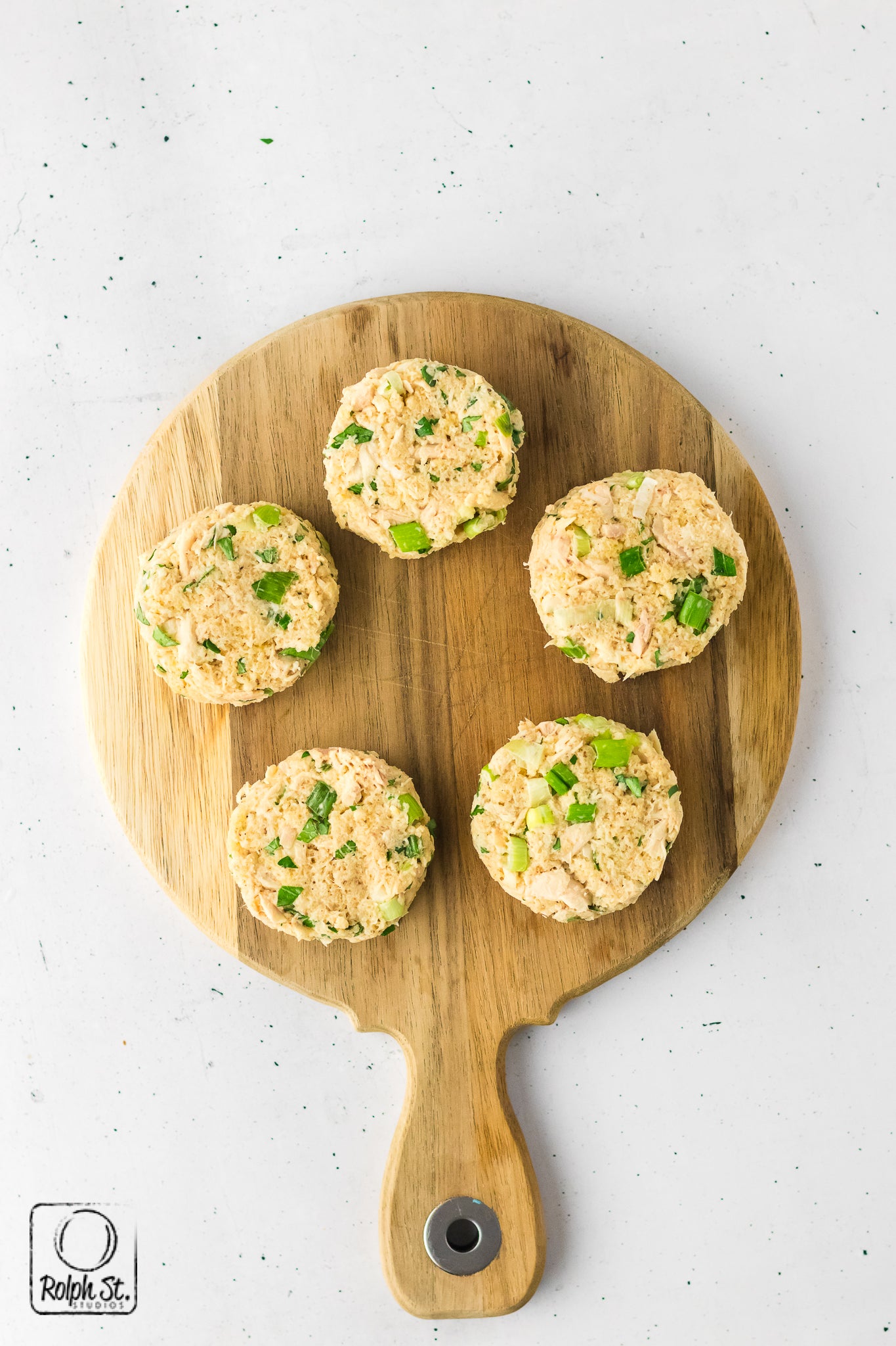 Exclusive Tuna Patties with Caper Dipping Sauce