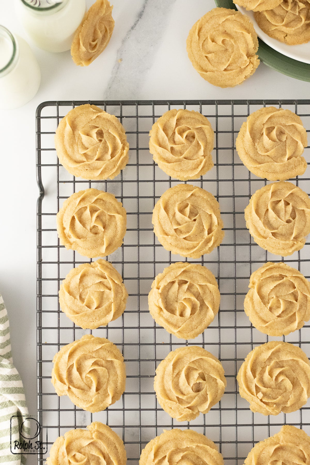 Recreation:  Shortbread Rosettes