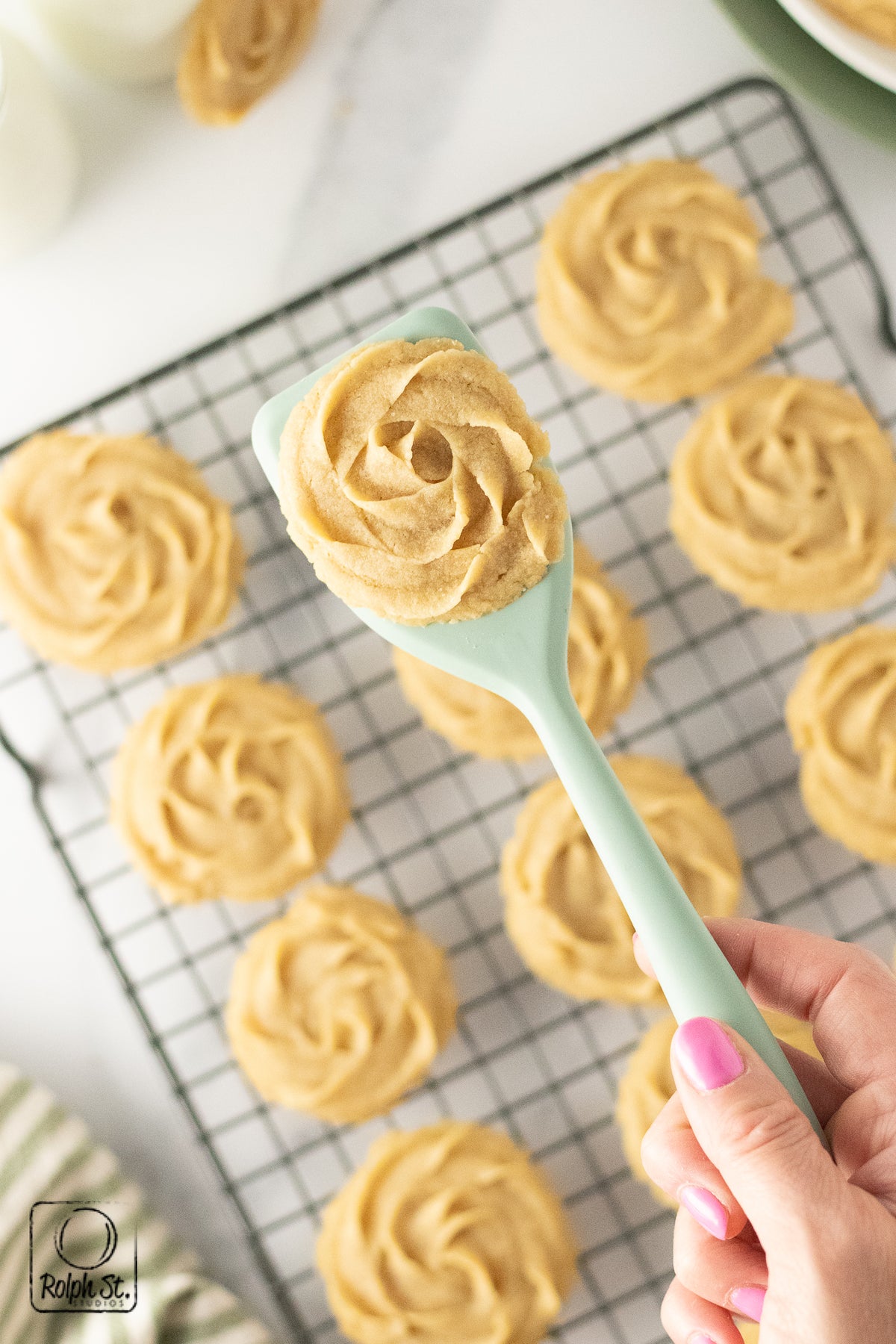 Recreation:  Shortbread Rosettes