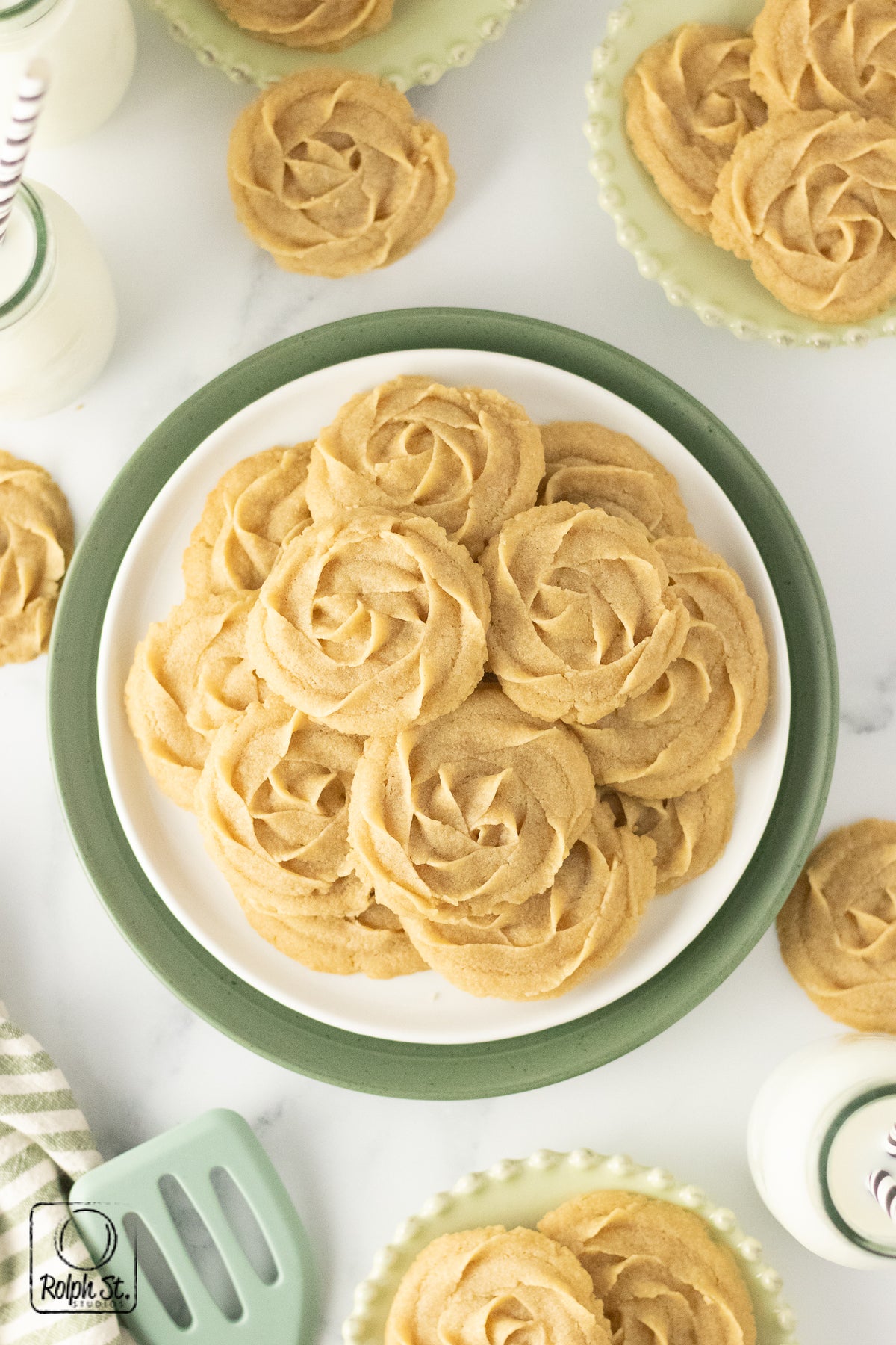 Recreation:  Shortbread Rosettes
