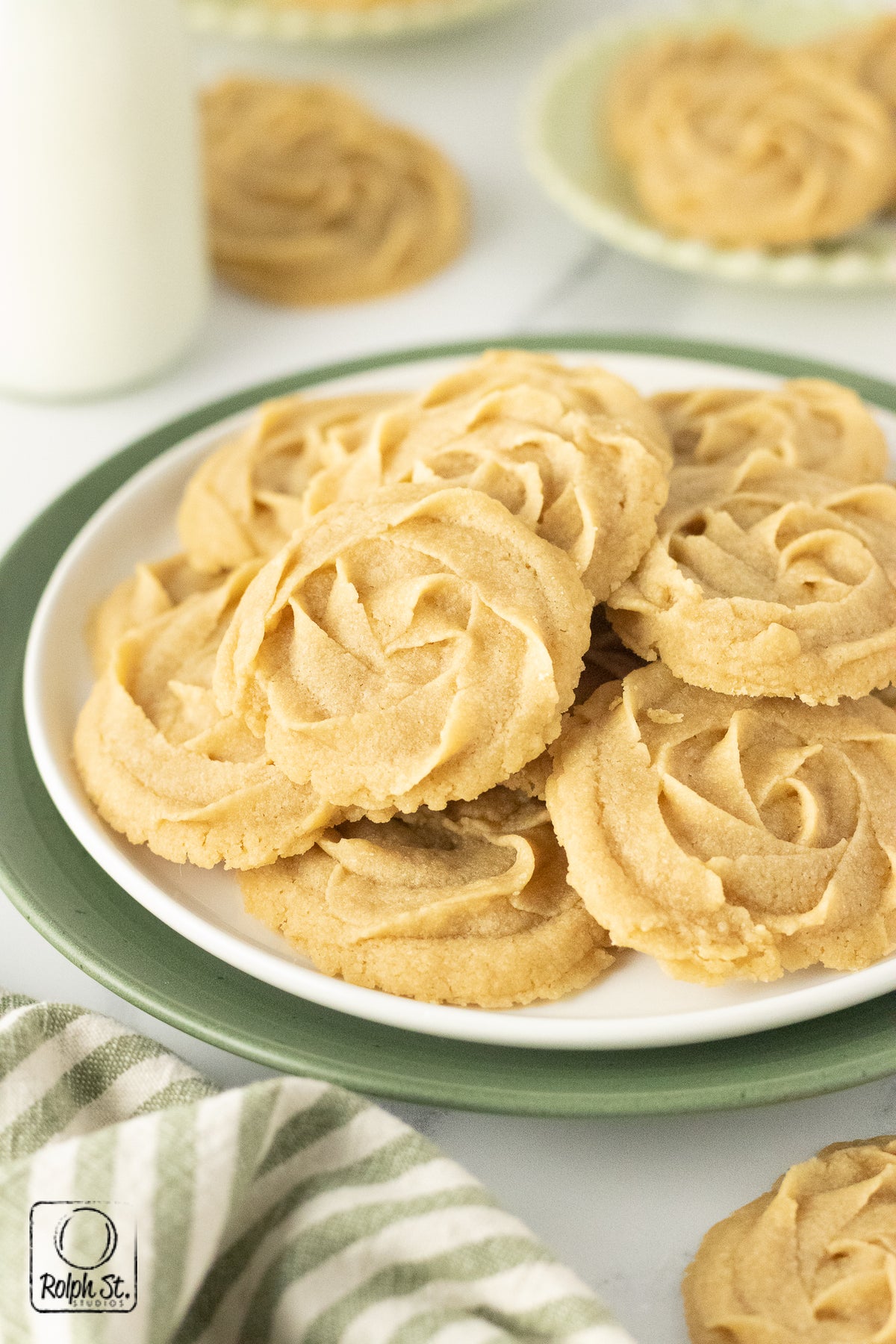 Recreation:  Shortbread Rosettes