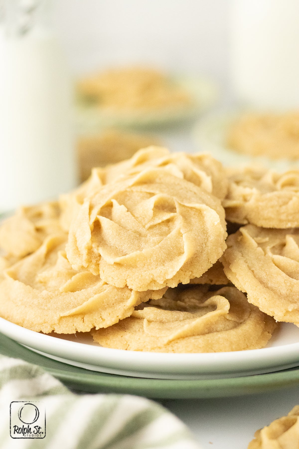 Recreation:  Shortbread Rosettes
