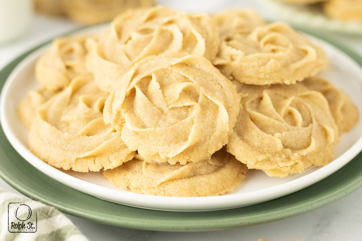 Recreation:  Shortbread Rosettes