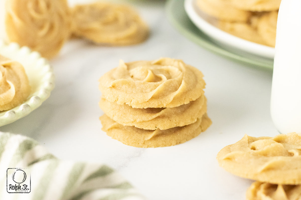 Recreation:  Shortbread Rosettes