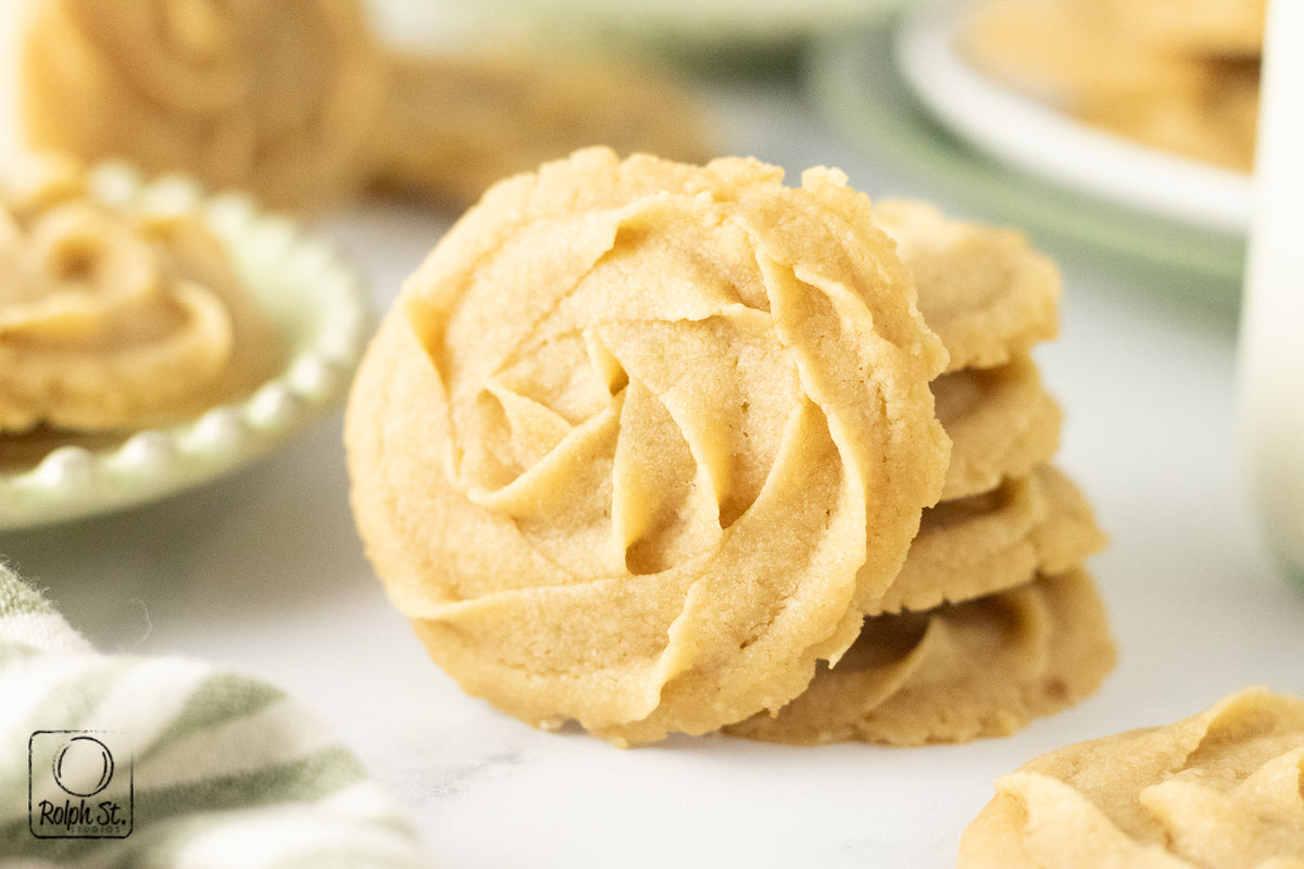 Recreation:  Shortbread Rosettes