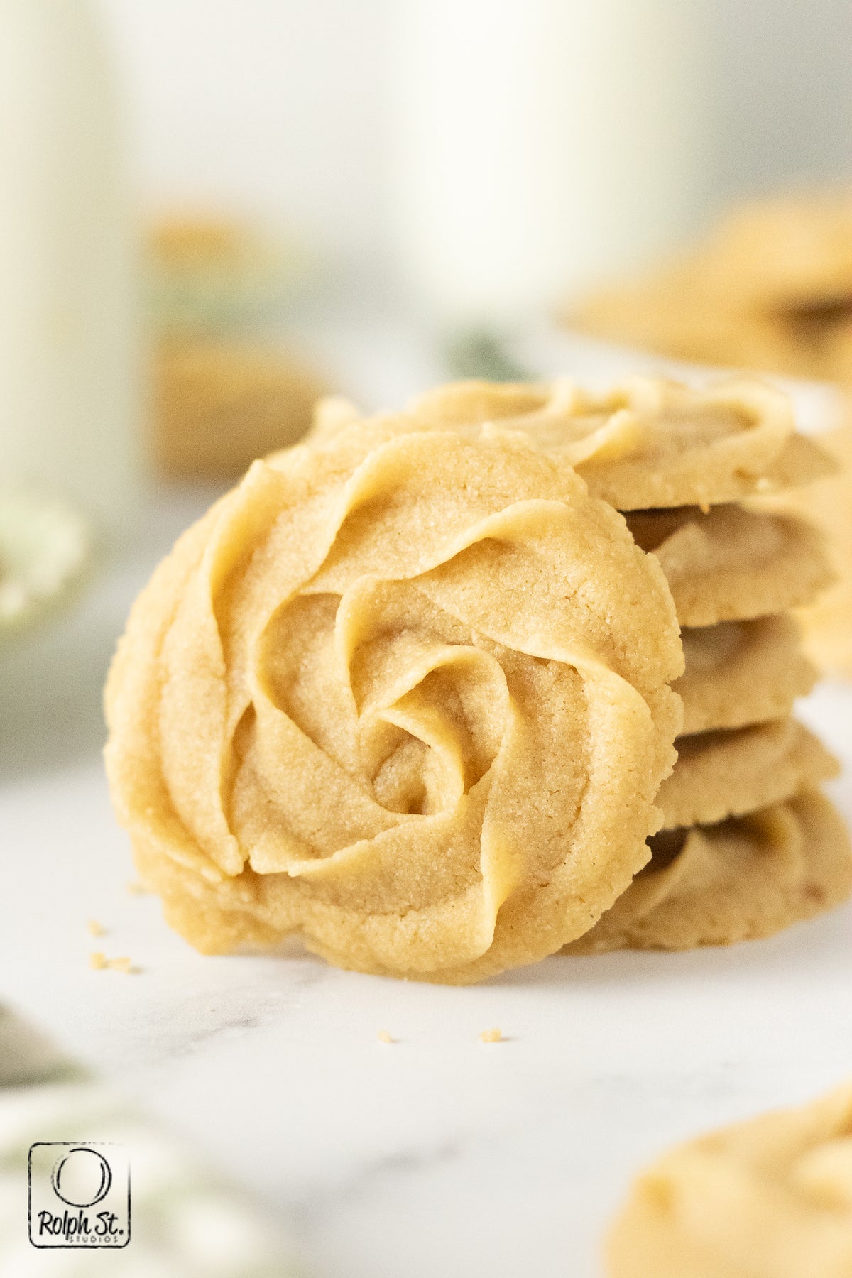 Recreation:  Shortbread Rosettes