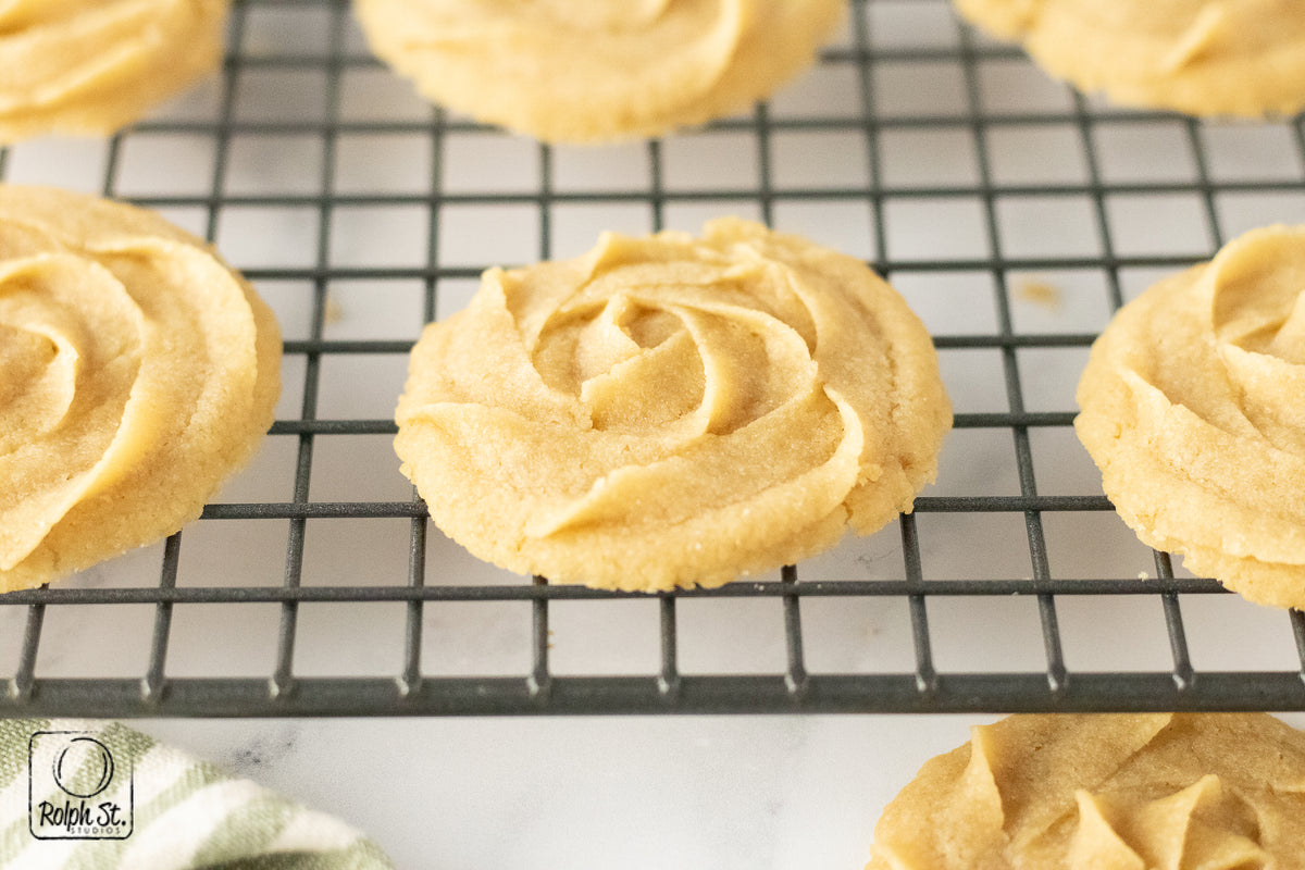 Recreation:  Shortbread Rosettes