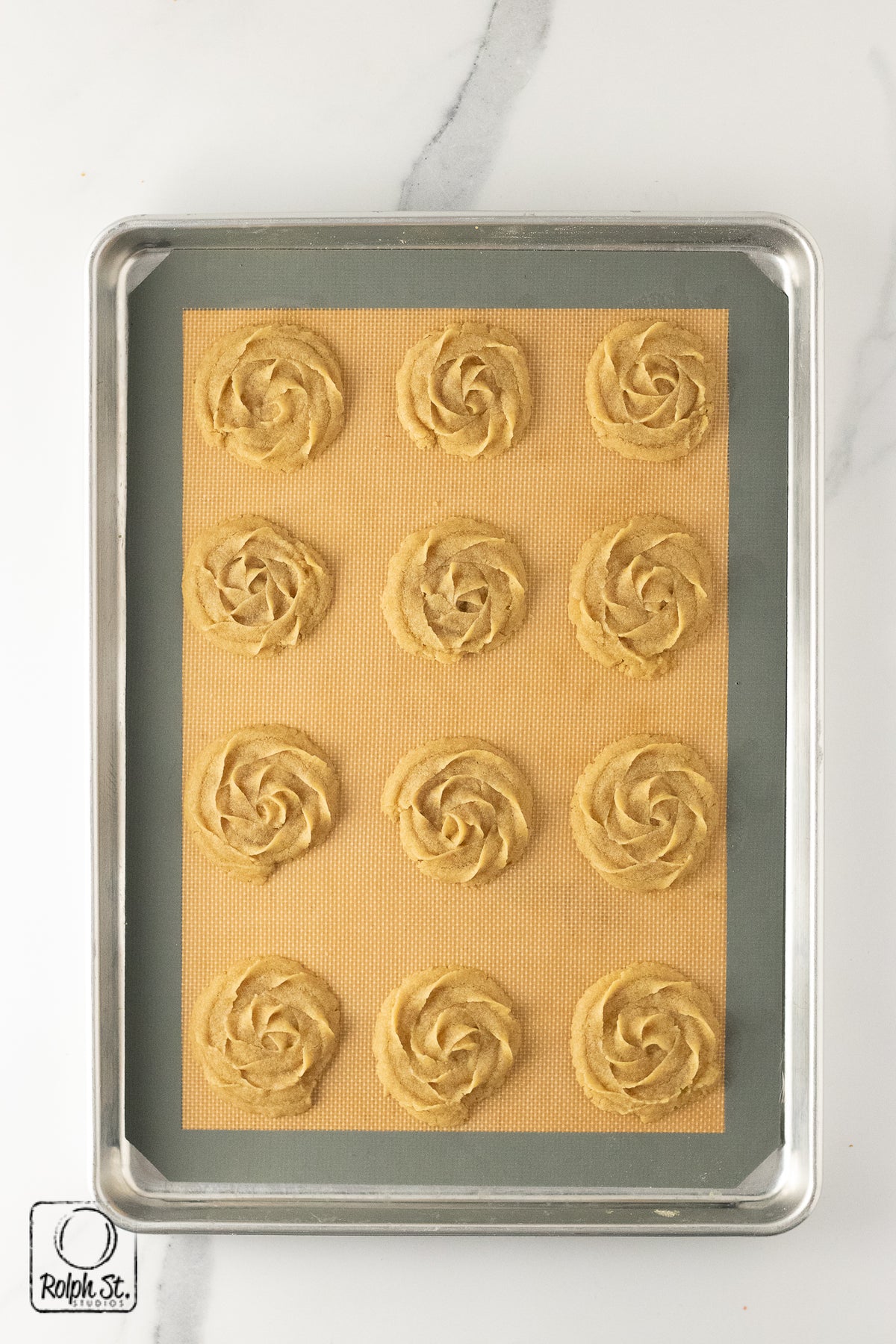 Recreation:  Shortbread Rosettes
